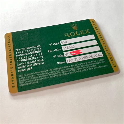 rolex birthday card|rolex warranty card for sale.